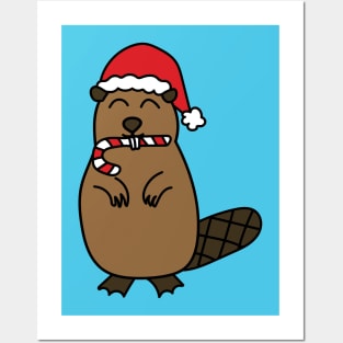 Christmas Beaver Posters and Art